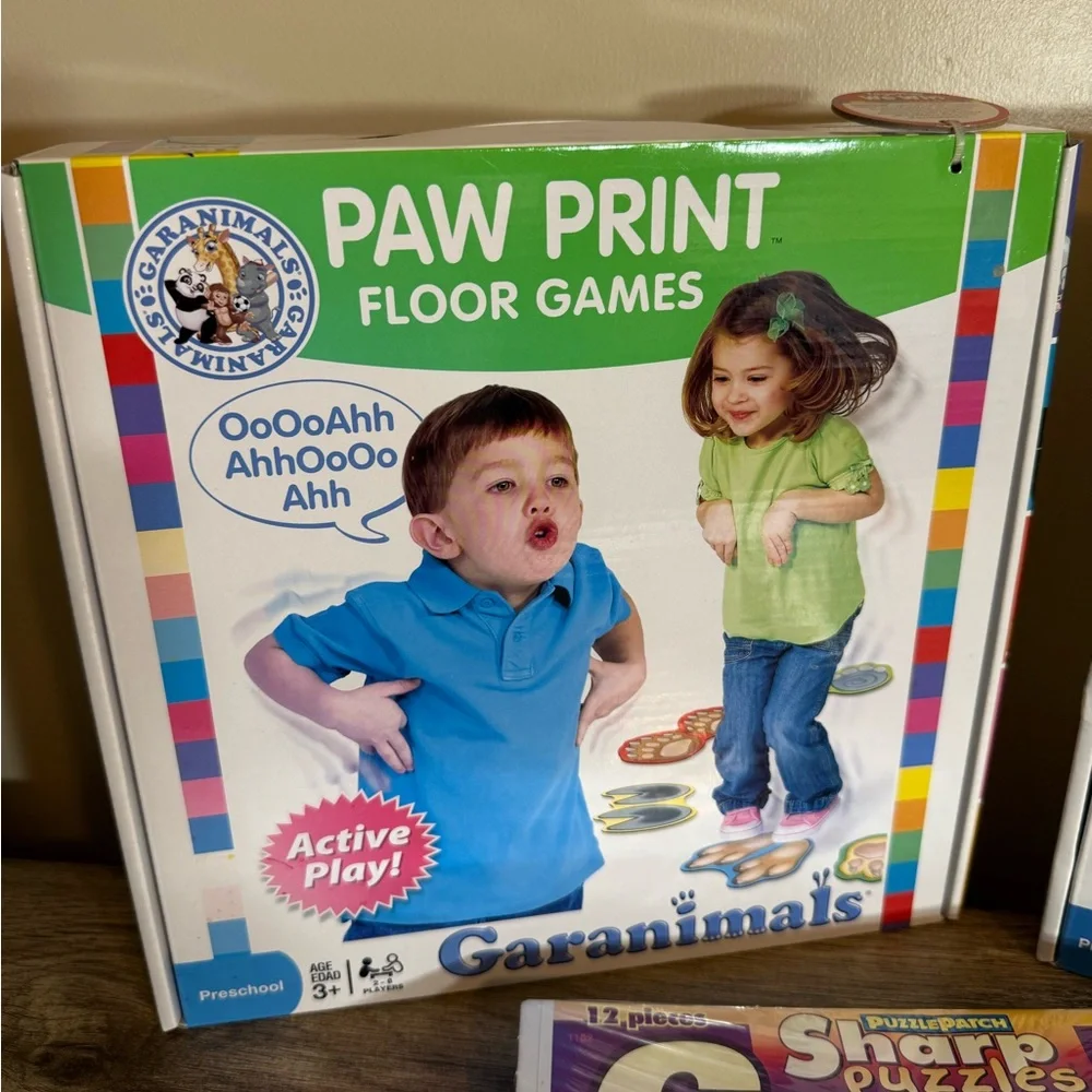 NEW Sealed 2 Garanimals Games & 6 Puzzles Lot Ages 3+ Preschool